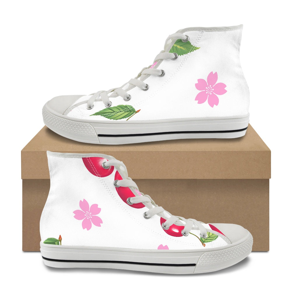 Classic High Top Canvas Shoes（Tongue Printable）