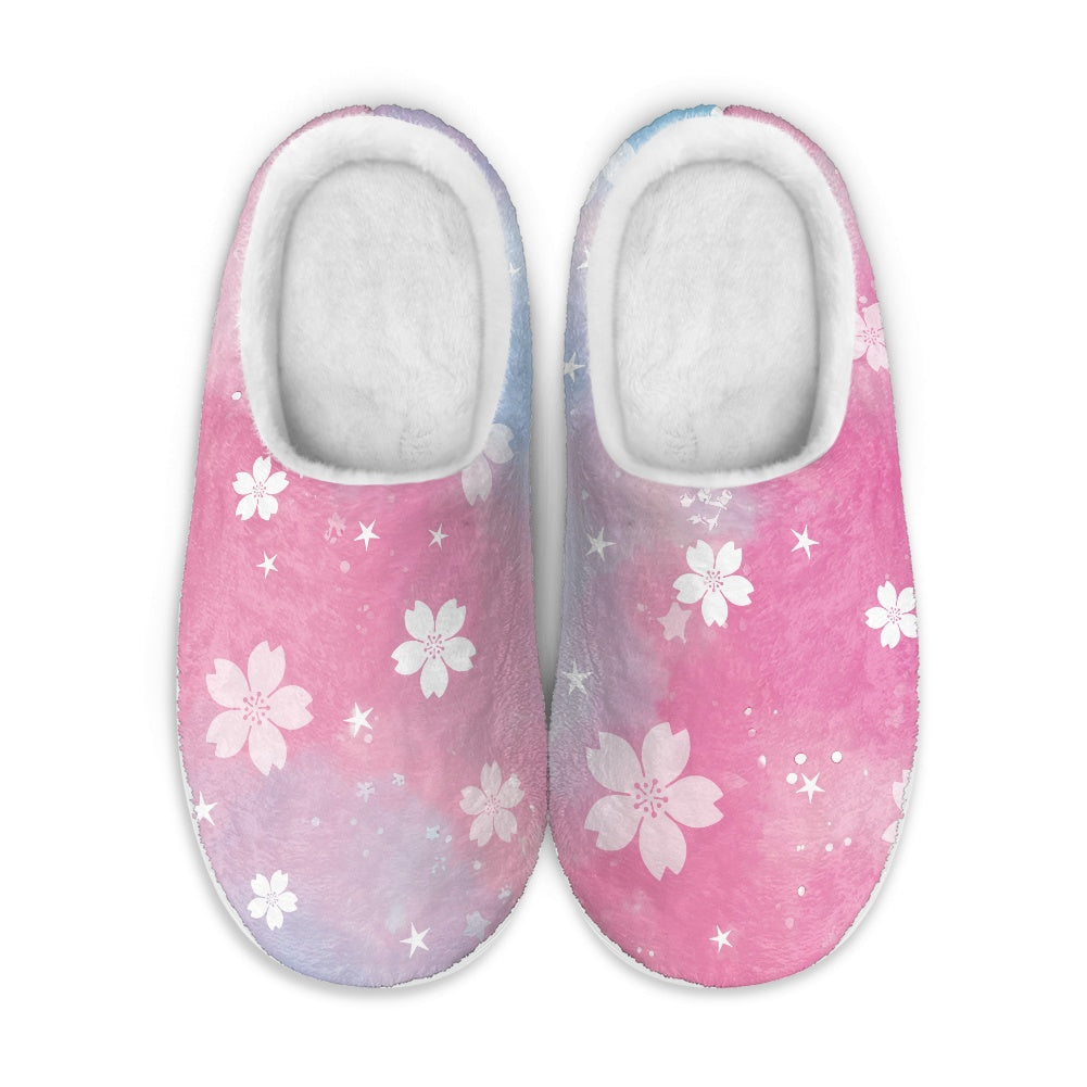 Fluffy cotton slippers