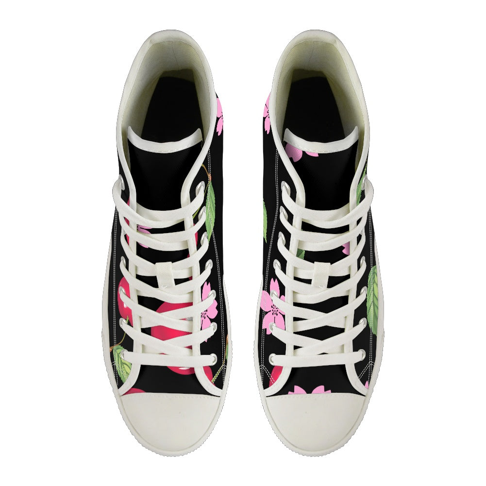 Classic High Top Canvas Shoes（Tongue Printable）