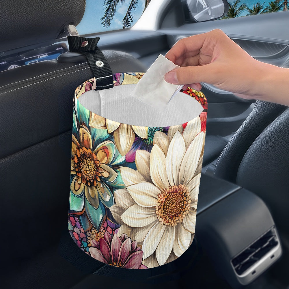 car trash can