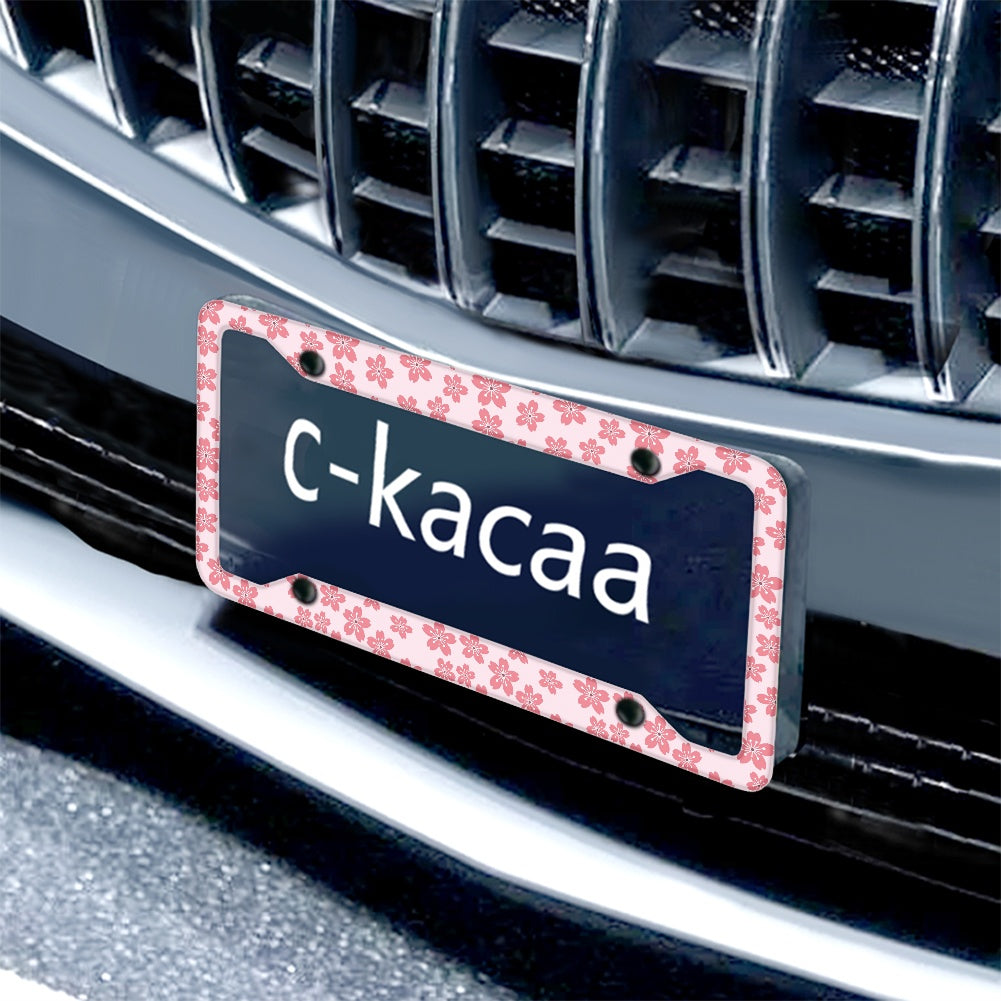 License plate frame