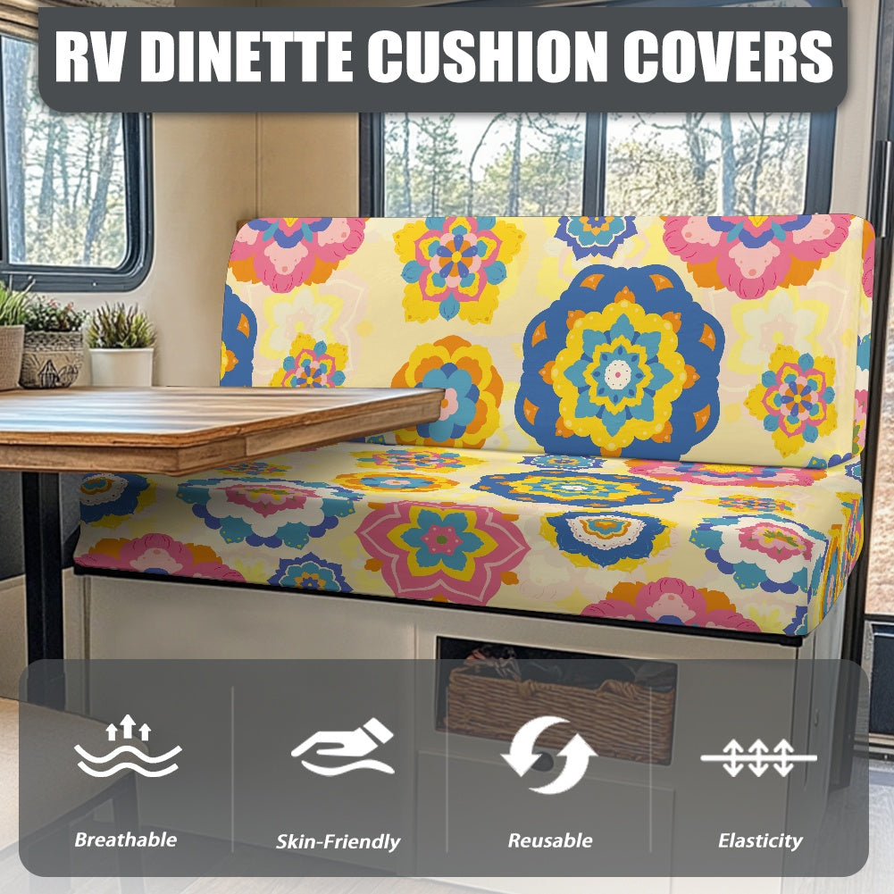 RV Sofa Split Seat Cover 2-Piece Set