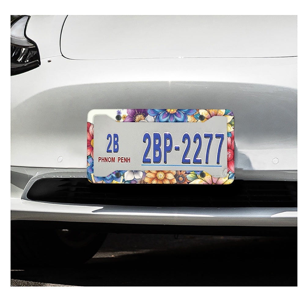 License plate frame