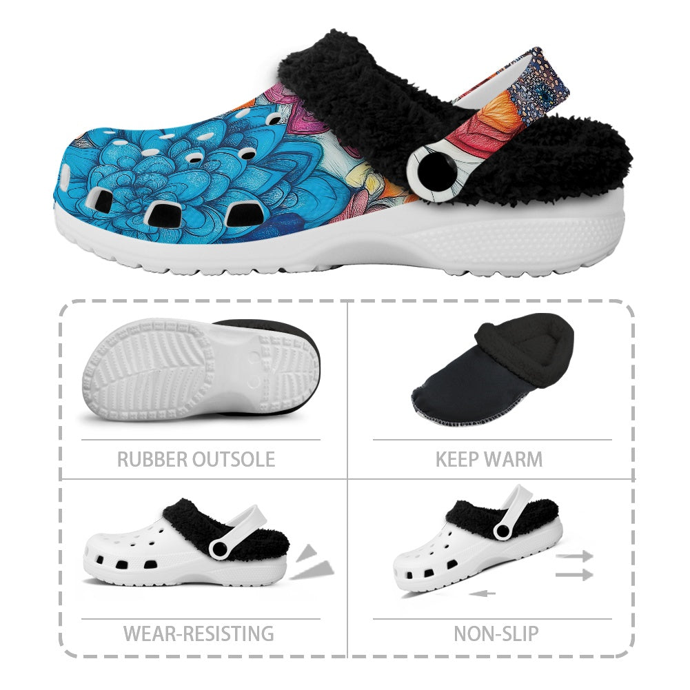 Fuzzy Crocs