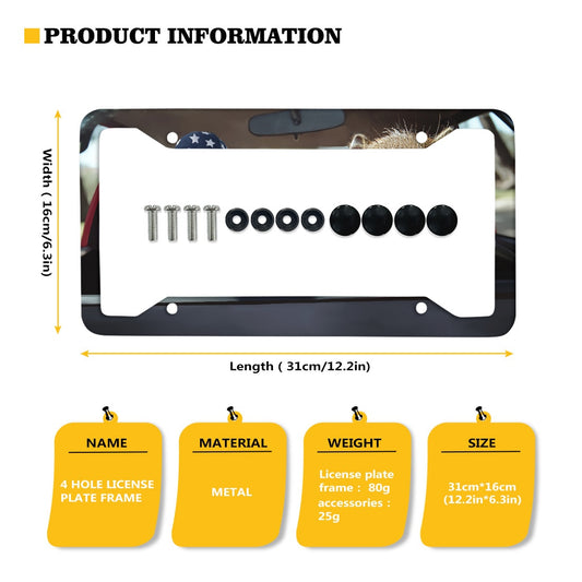 License plate frame