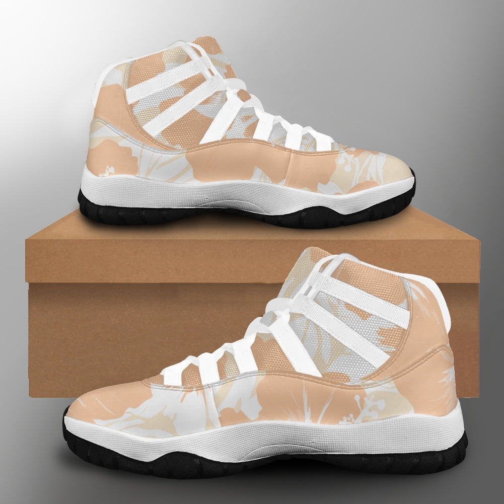 AJ11 High Top Leather Sneakers