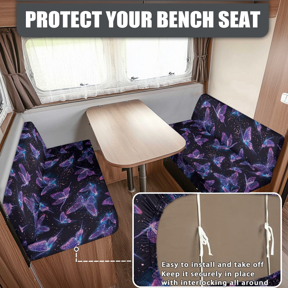 RV Sofa Split Seat Cover 2-Piece Set