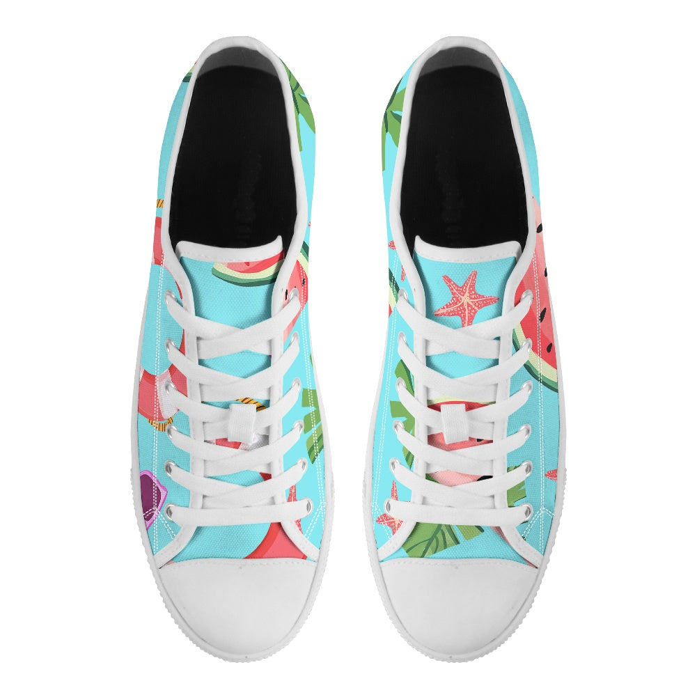 Classic Low Top Canvas Shoes（Tongue Printable）