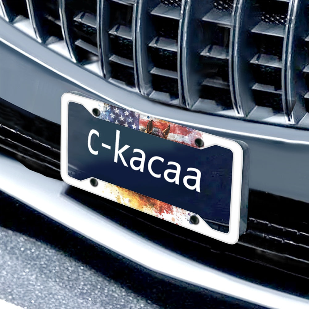 License plate frame