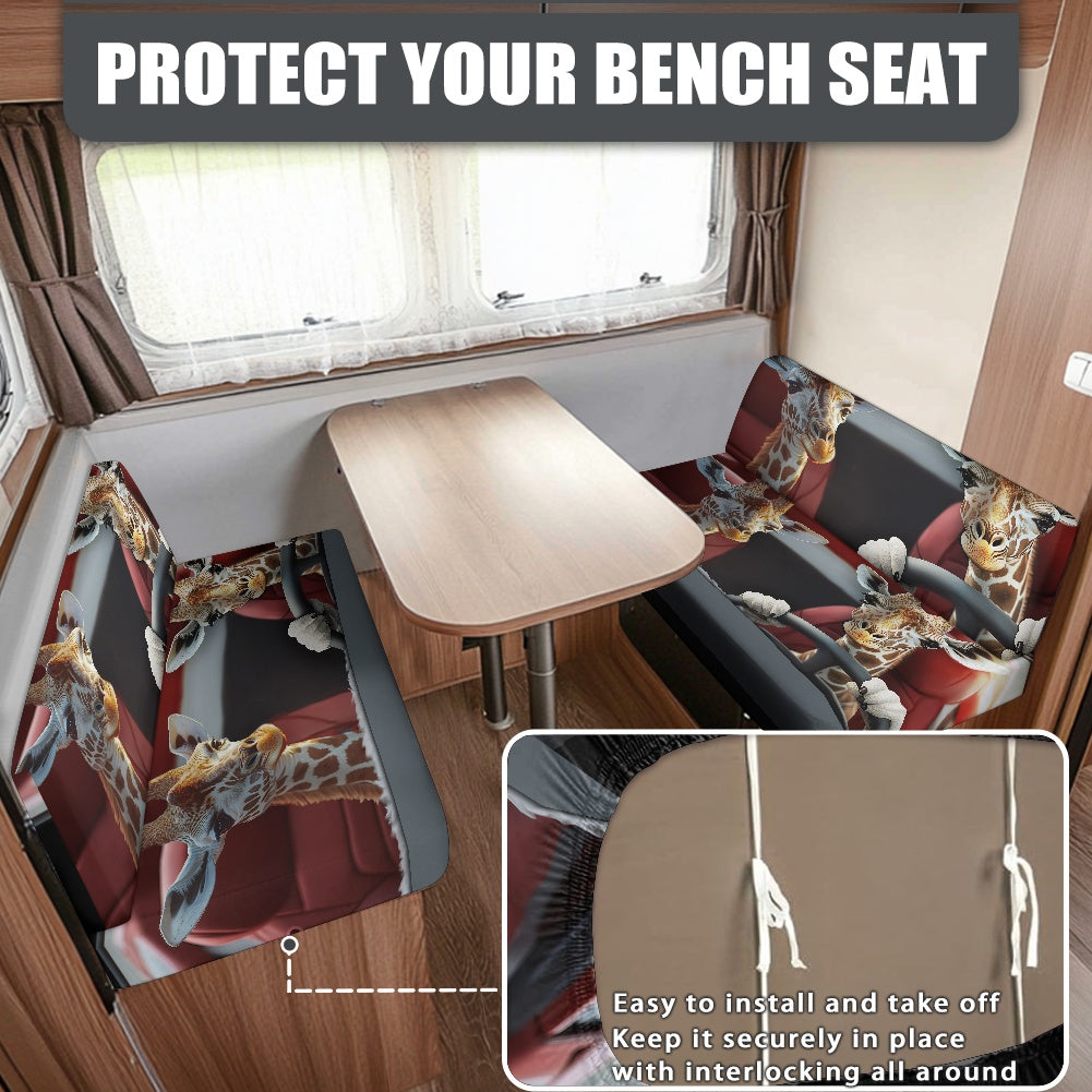 RV Sofa Split Seat Cover 2-Piece Set