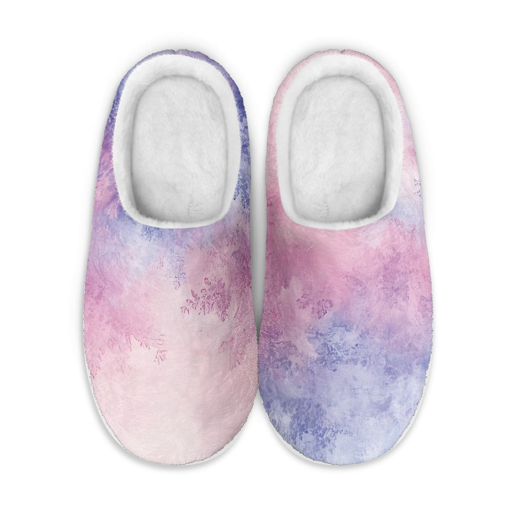 Fluffy cotton slippers