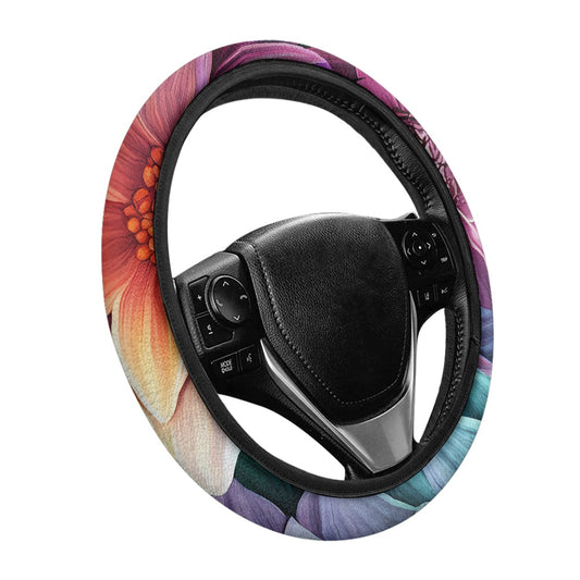 Flannel steering wheel cover