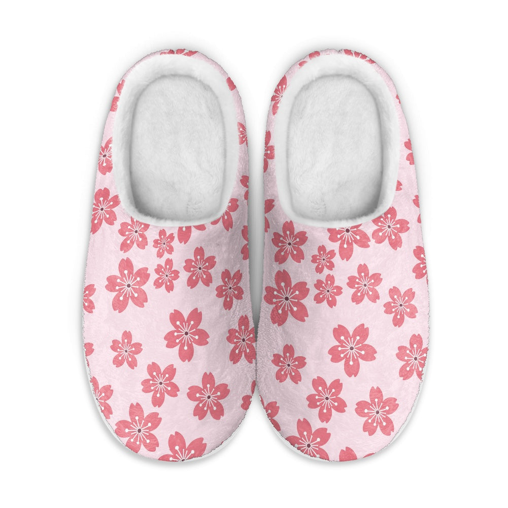 Fluffy cotton slippers