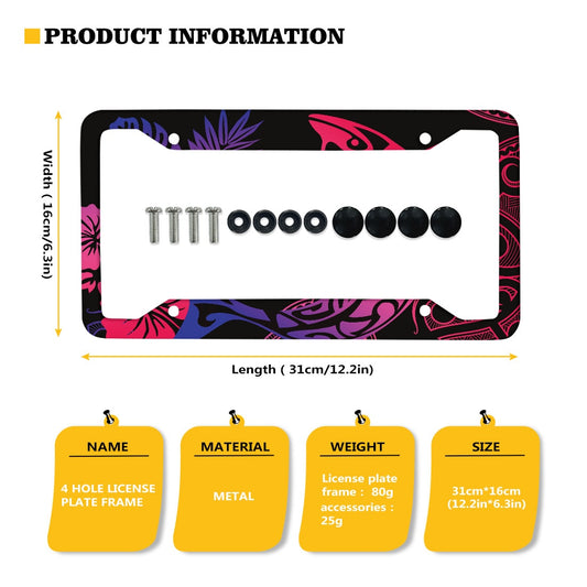 License plate frame