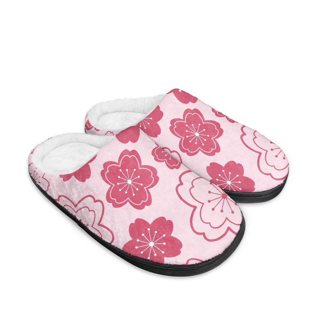 Fluffy cotton slippers