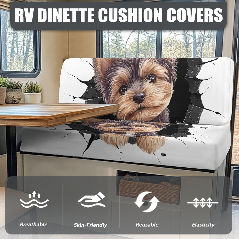 RV Sofa Split Seat Cover 2-Piece Set