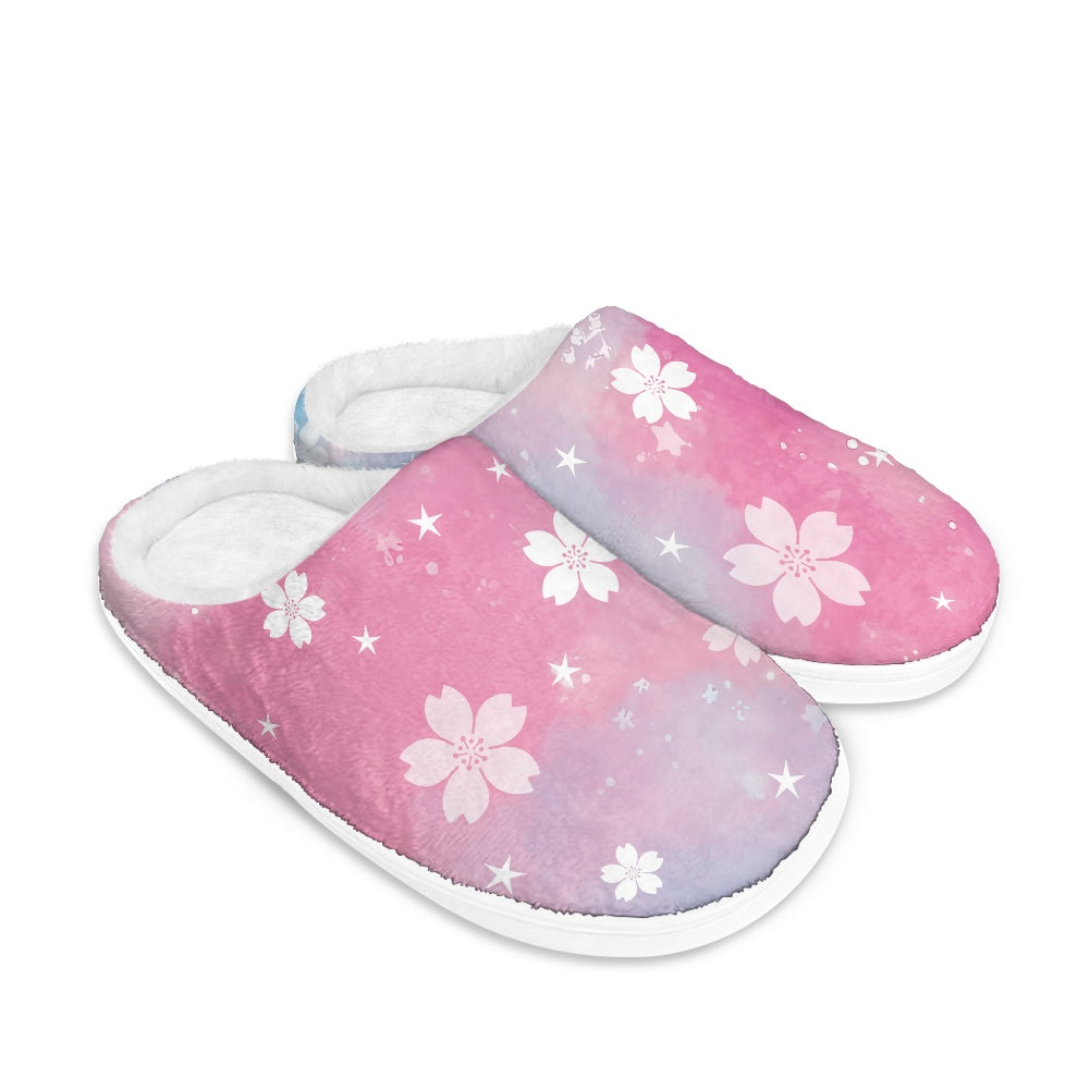 Fluffy cotton slippers