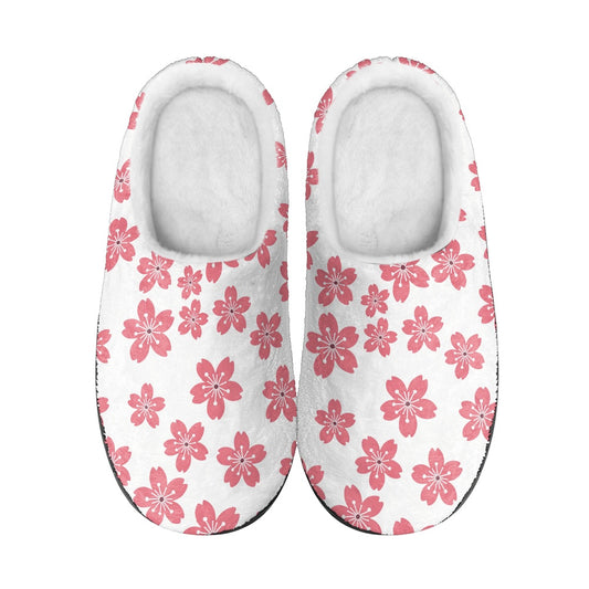 Fluffy cotton slippers