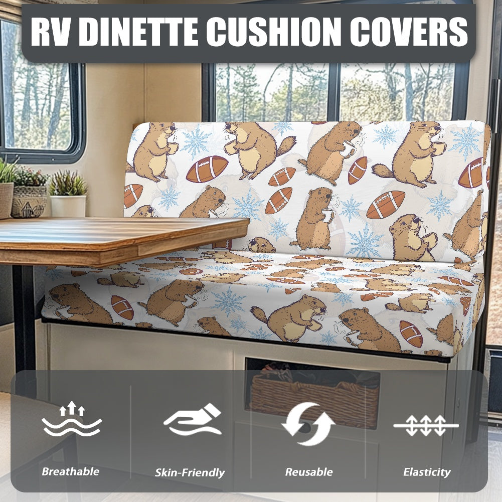 RV Sofa Split Seat Cover 2-Piece Set