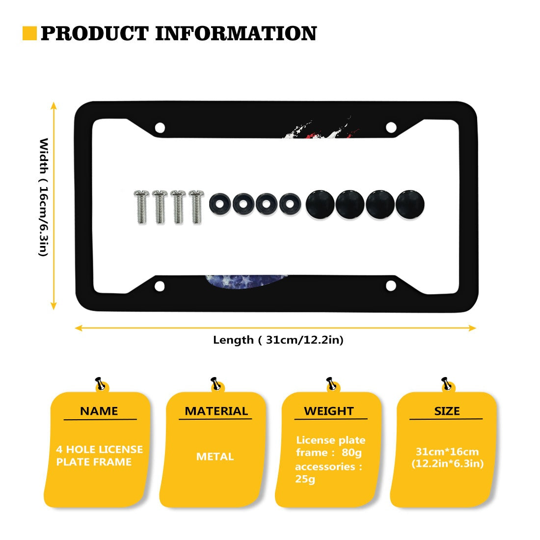 License plate frame