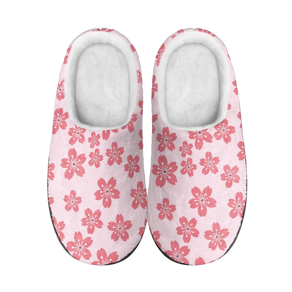 Fluffy cotton slippers