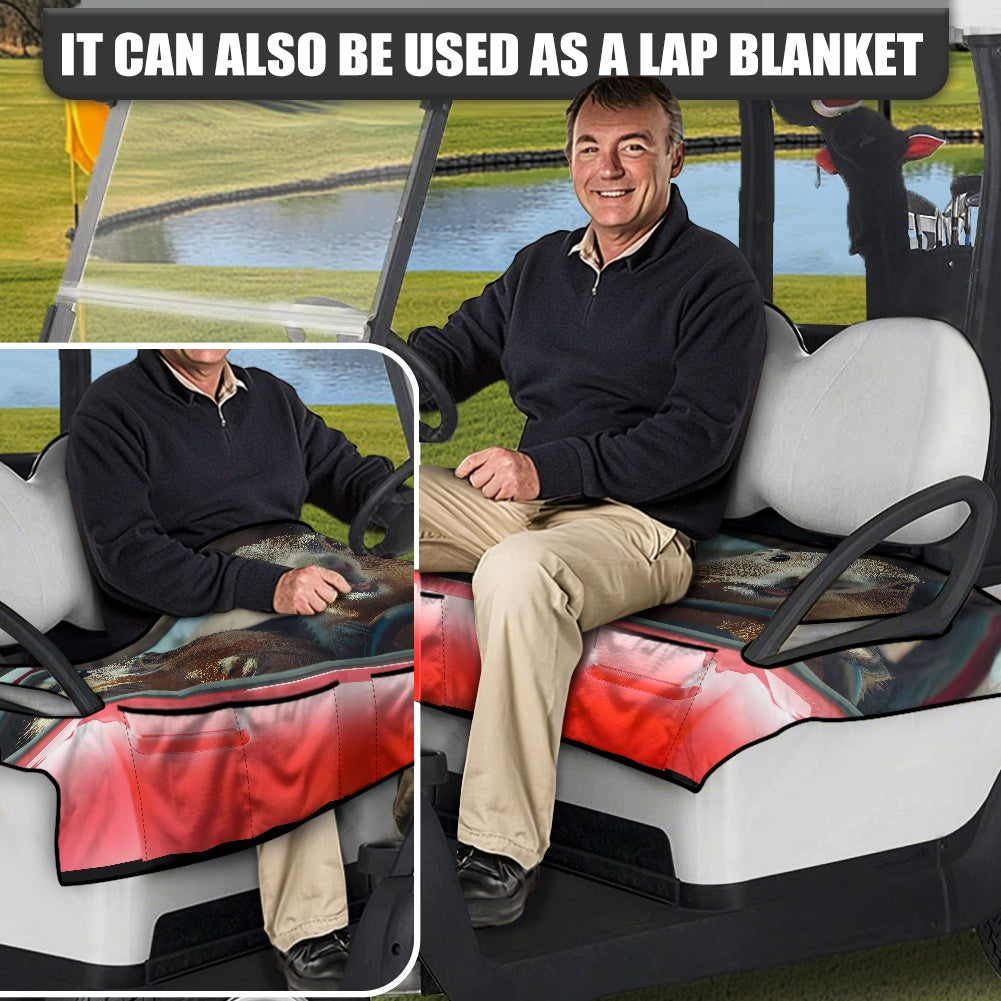 Golf cart cover (with pocket)