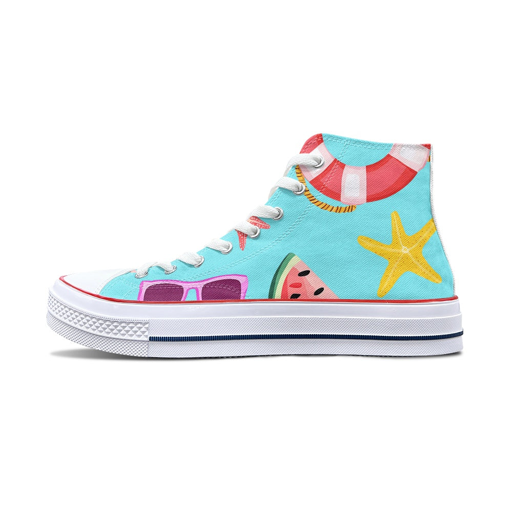 Retro High-top canvas shoes