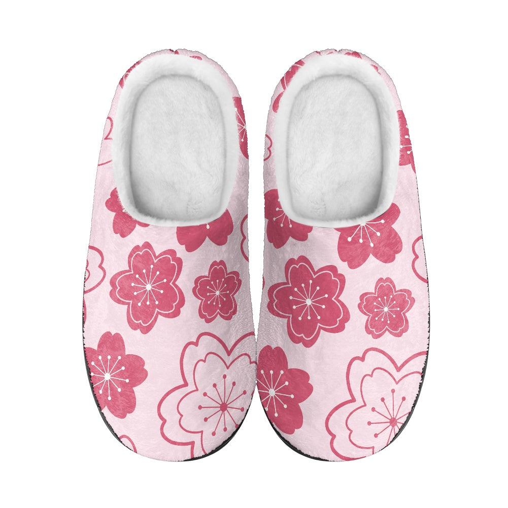 Fluffy cotton slippers