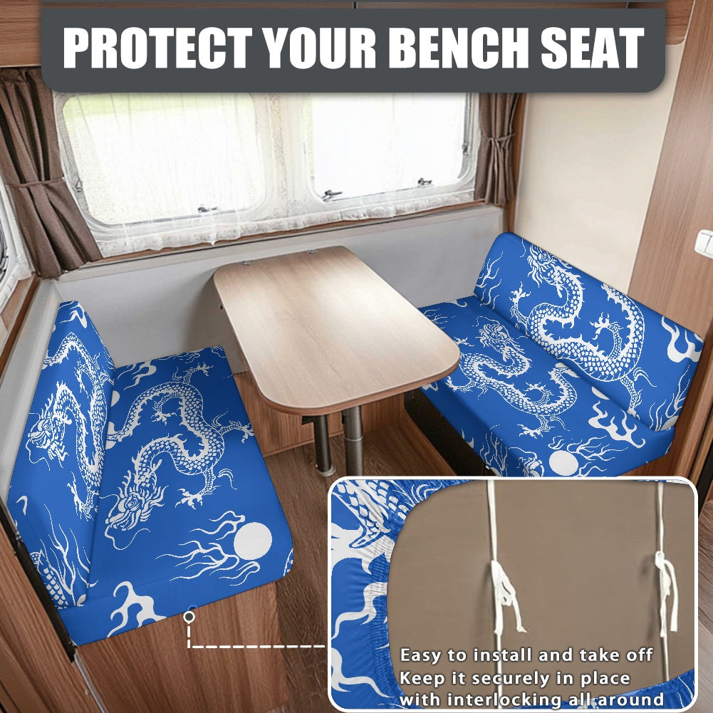 RV Sofa Split Seat Cover 2-Piece Set