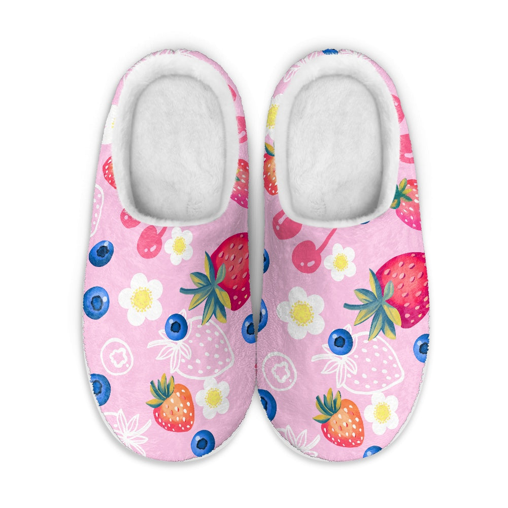 Fluffy cotton slippers