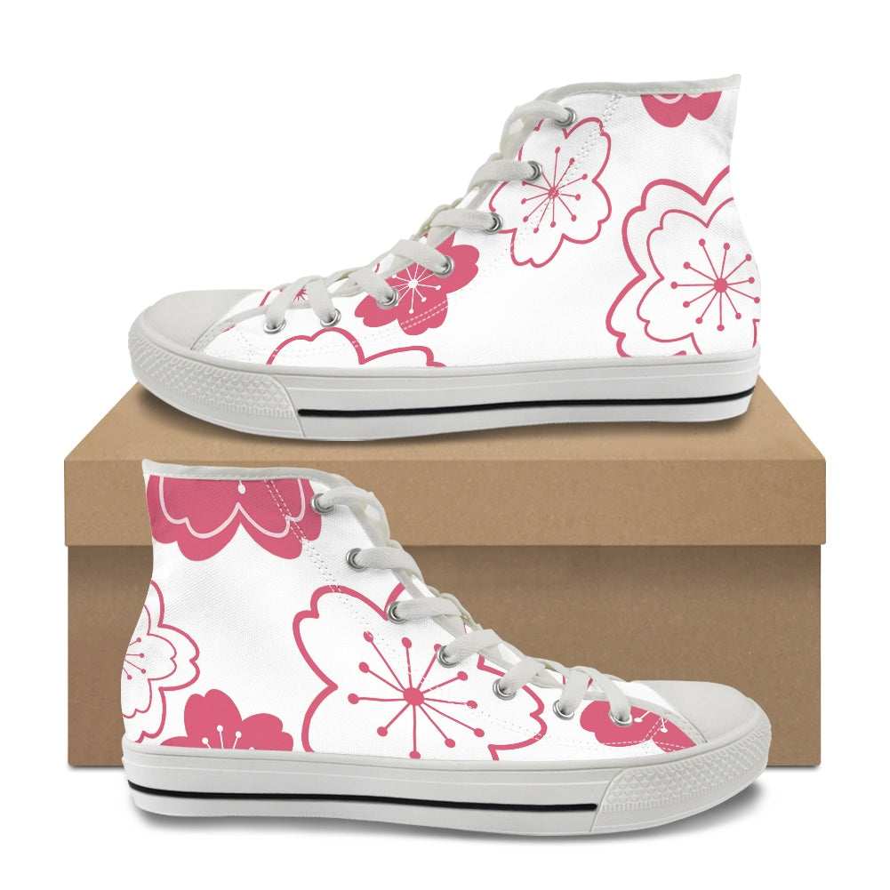 Classic High Top Canvas Shoes（Tongue Printable）