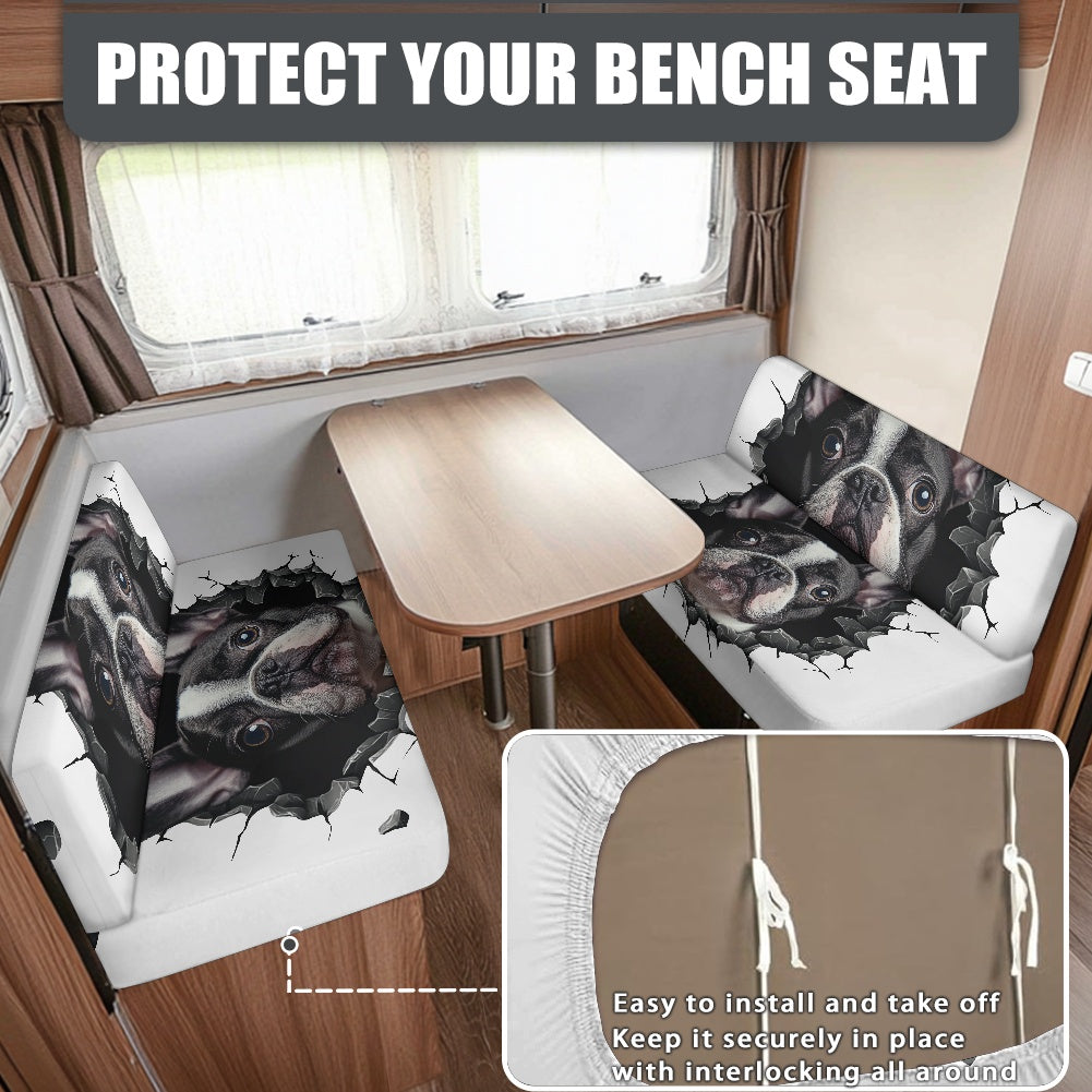 RV Sofa Split Seat Cover 2-Piece Set