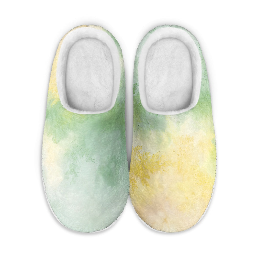 Fluffy cotton slippers