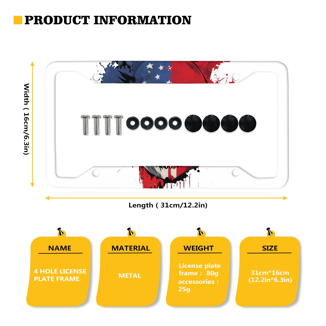 License plate frame