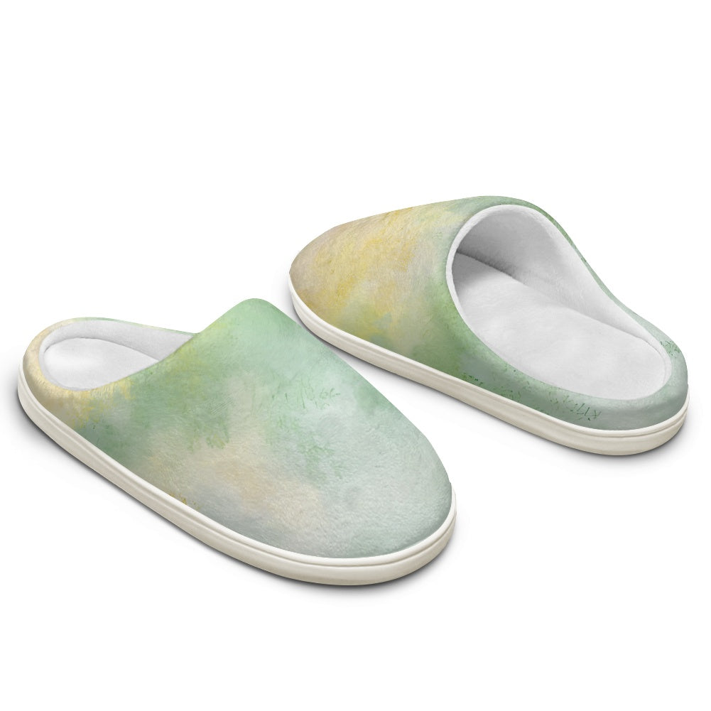 Fluffy cotton slippers