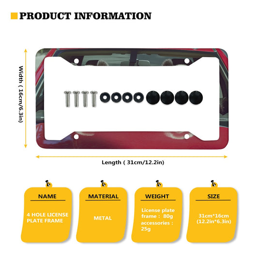 License plate frame