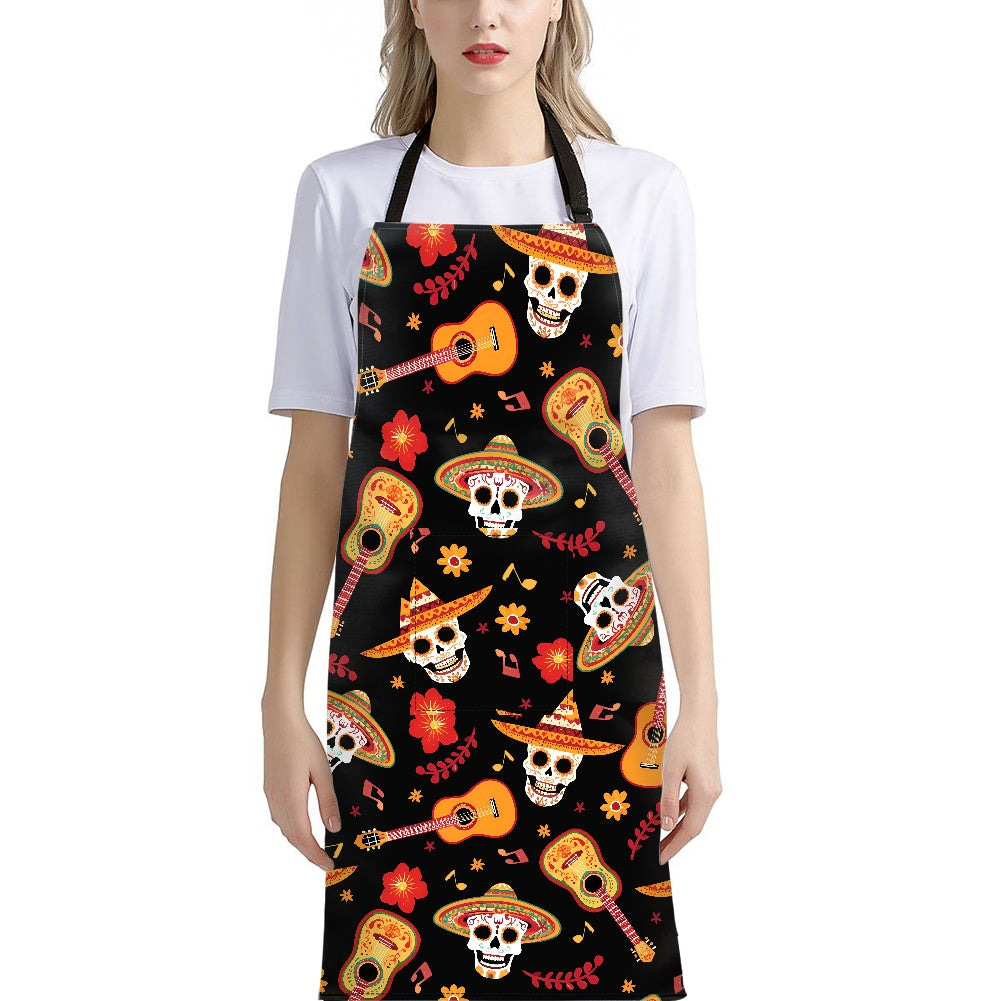 Long apron with pockets