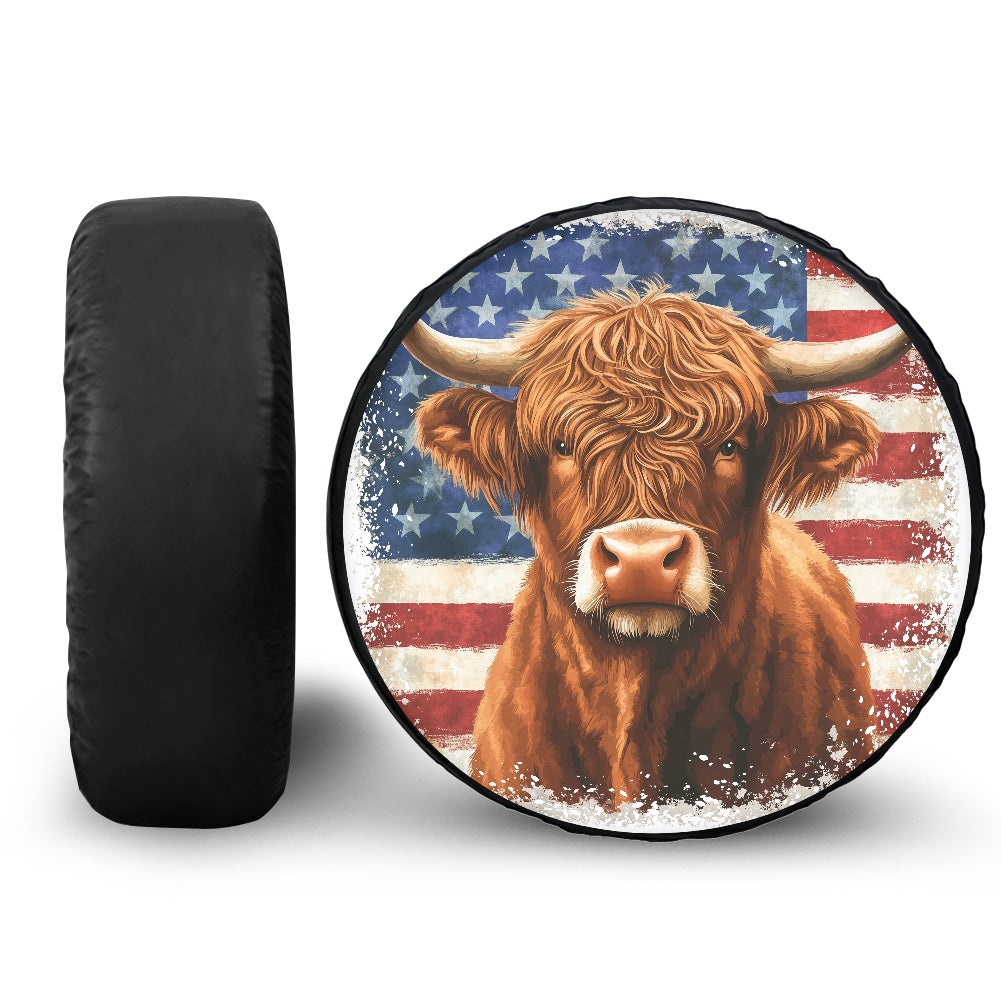 Water-repellent PU Leather Spare Tire Cover