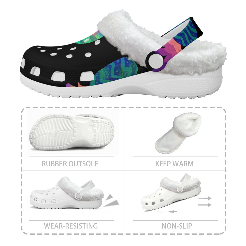 Fuzzy Crocs