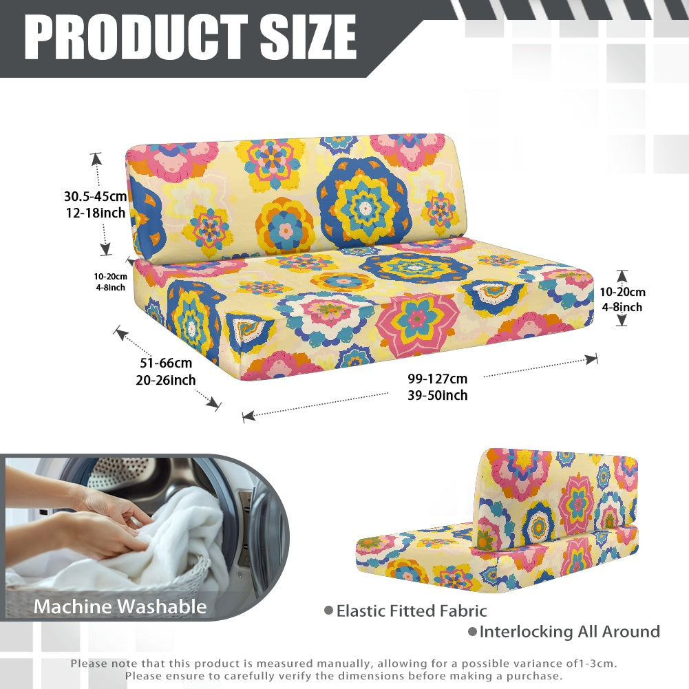 RV Sofa Split Seat Cover 2-Piece Set