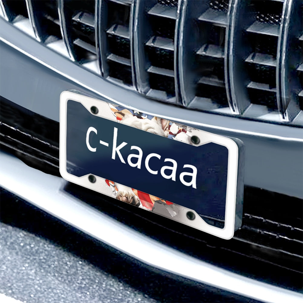 License plate frame