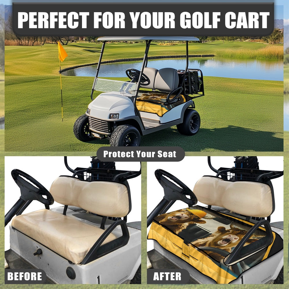 Golf cart cover (with pocket)