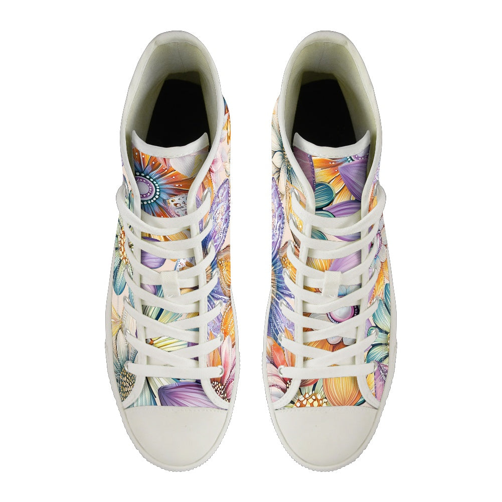 Classic High Top Canvas Shoes（Tongue Printable）