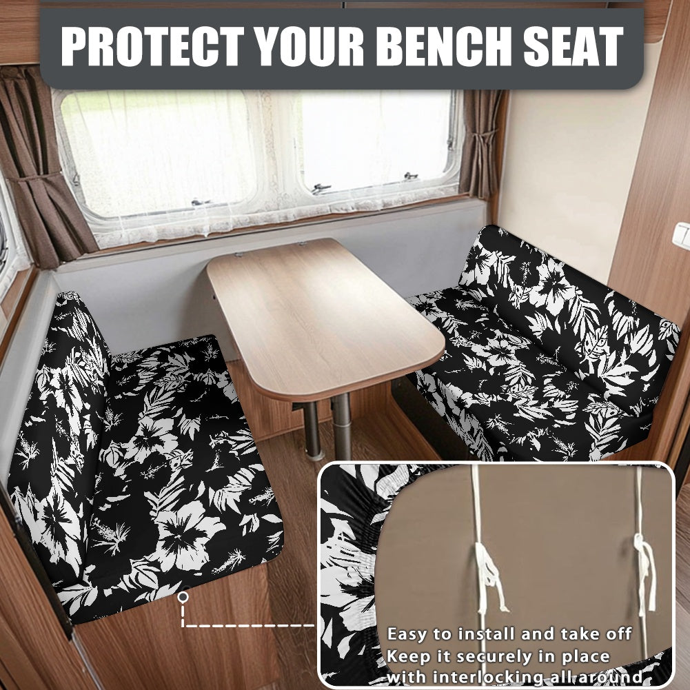 RV Sofa Split Seat Cover 2-Piece Set