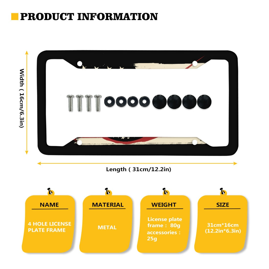 License plate frame