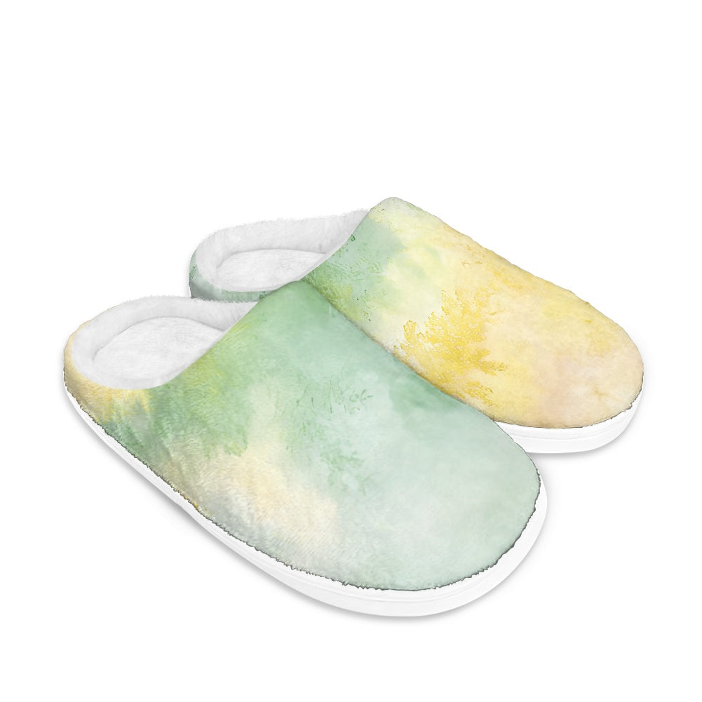 Fluffy cotton slippers