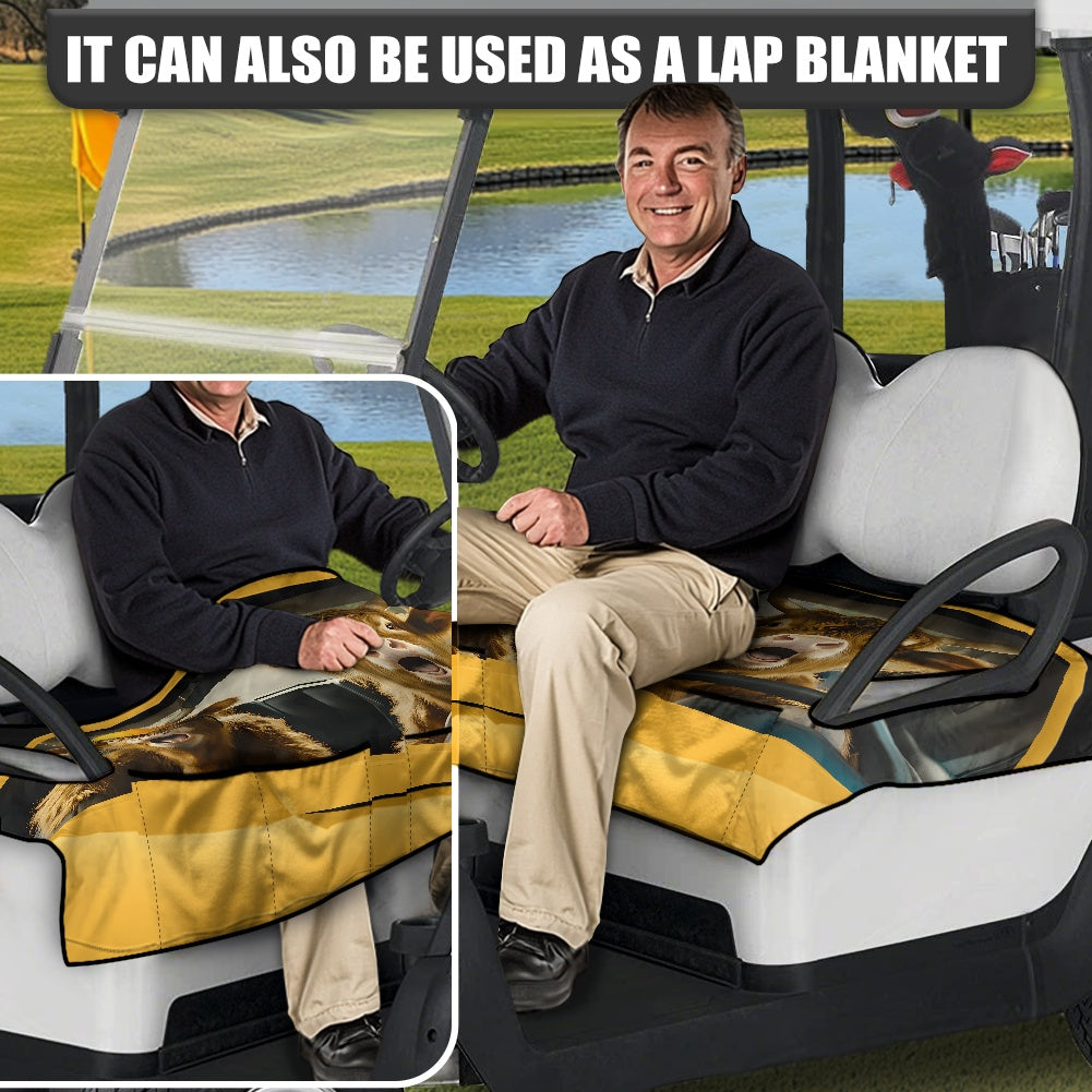 Golf cart cover (with pocket)