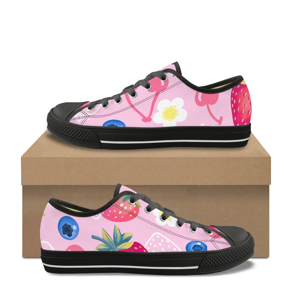 Classic Low Top Canvas Shoes（Tongue Printable）