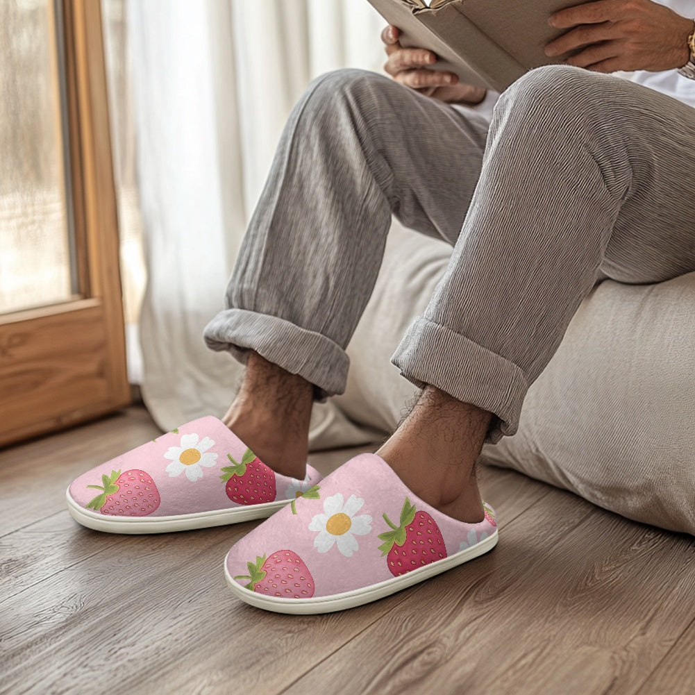 Fluffy cotton slippers