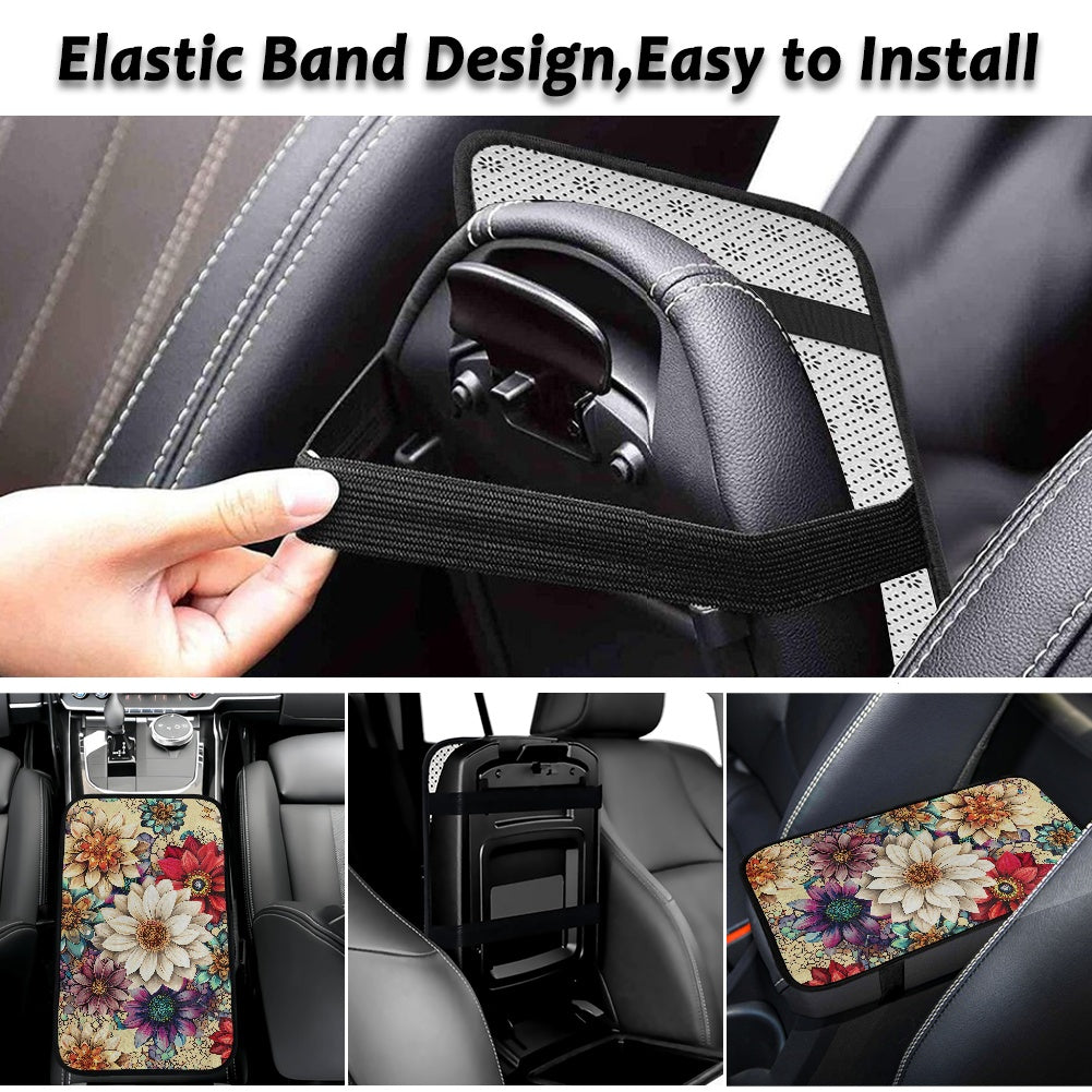 Flannel Car Armrest Cover